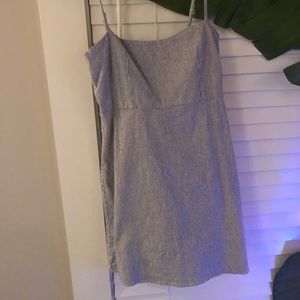 brandy striped dress